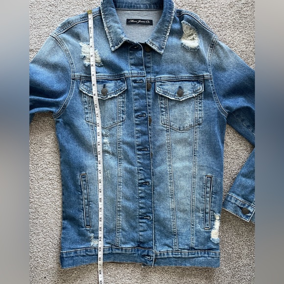 Mavi Distressed Oversized Denim Jacket - Picture 4 of 6